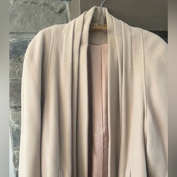 HANNAH Vintage Australian Lambswool Longline Dress Coat - Picture 4 of 6